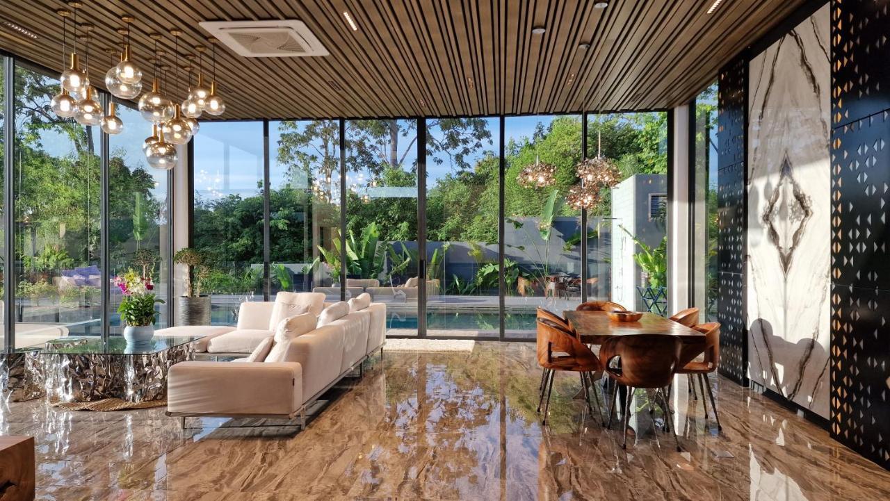 Villa Obsidian, With Staff, Sea View And Walk To Choeng Mon Beach エクステリア 写真
