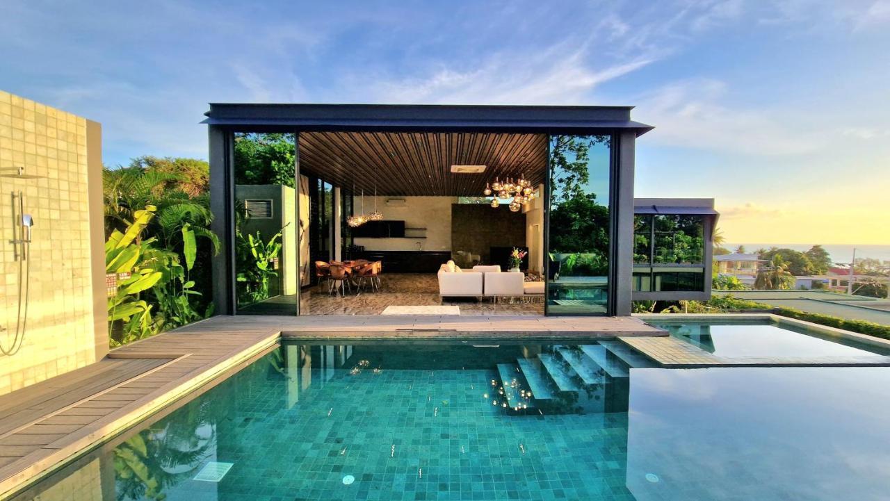 Villa Obsidian, With Staff, Sea View And Walk To Choeng Mon Beach エクステリア 写真