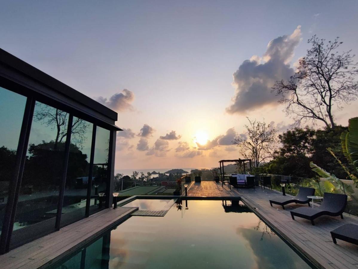 Villa Obsidian, With Staff, Sea View And Walk To Choeng Mon Beach エクステリア 写真