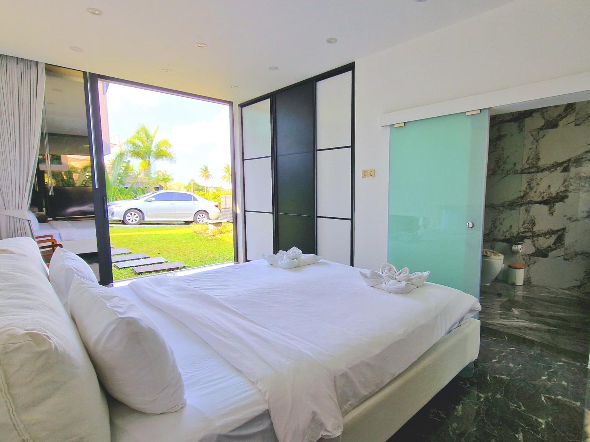 Villa Obsidian, With Staff, Sea View And Walk To Choeng Mon Beach エクステリア 写真