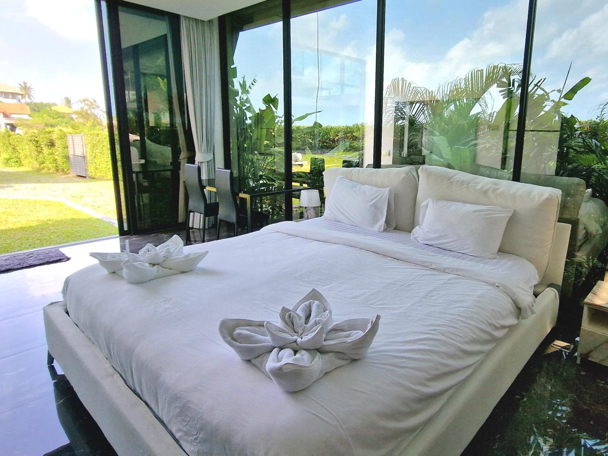 Villa Obsidian, With Staff, Sea View And Walk To Choeng Mon Beach エクステリア 写真