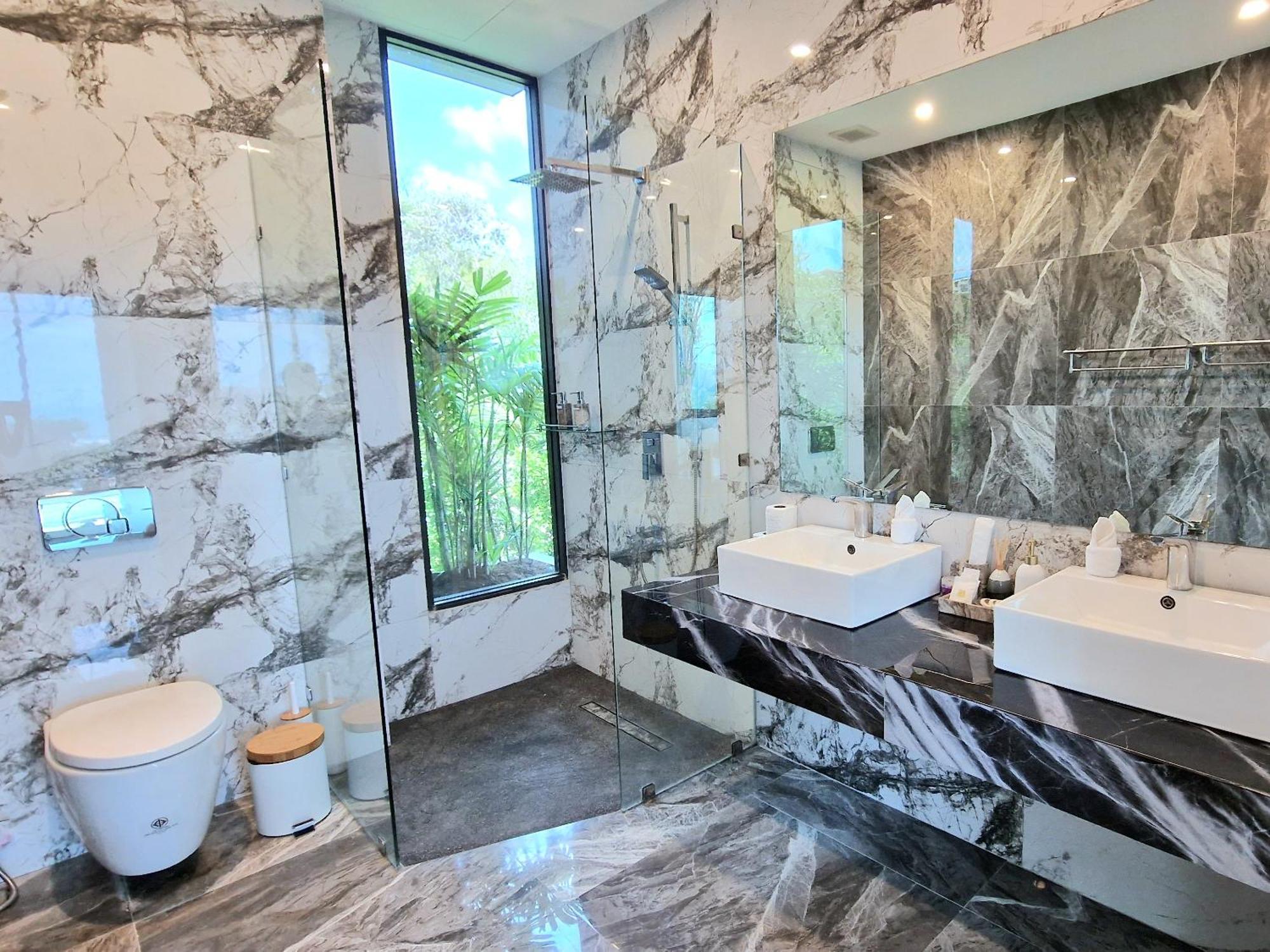 Villa Obsidian, With Staff, Sea View And Walk To Choeng Mon Beach エクステリア 写真