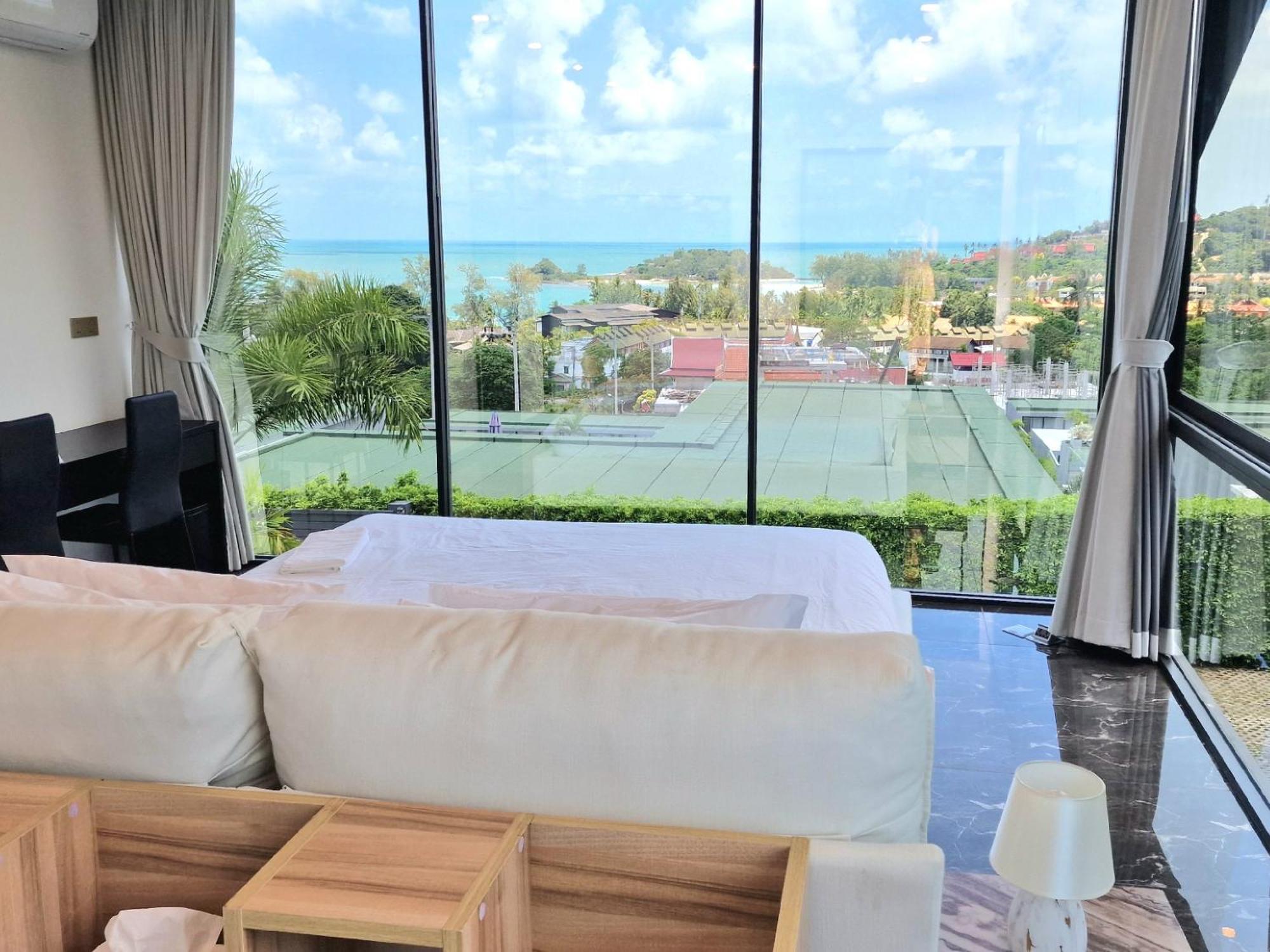 Villa Obsidian, With Staff, Sea View And Walk To Choeng Mon Beach エクステリア 写真
