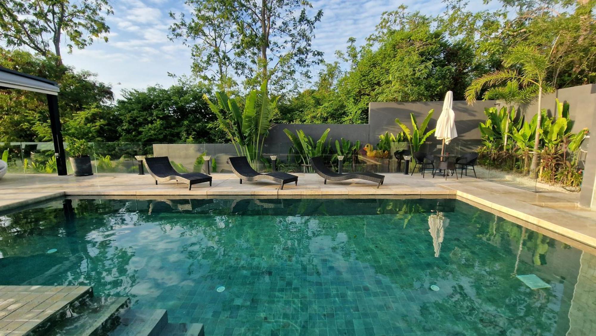 Villa Obsidian, With Staff, Sea View And Walk To Choeng Mon Beach エクステリア 写真