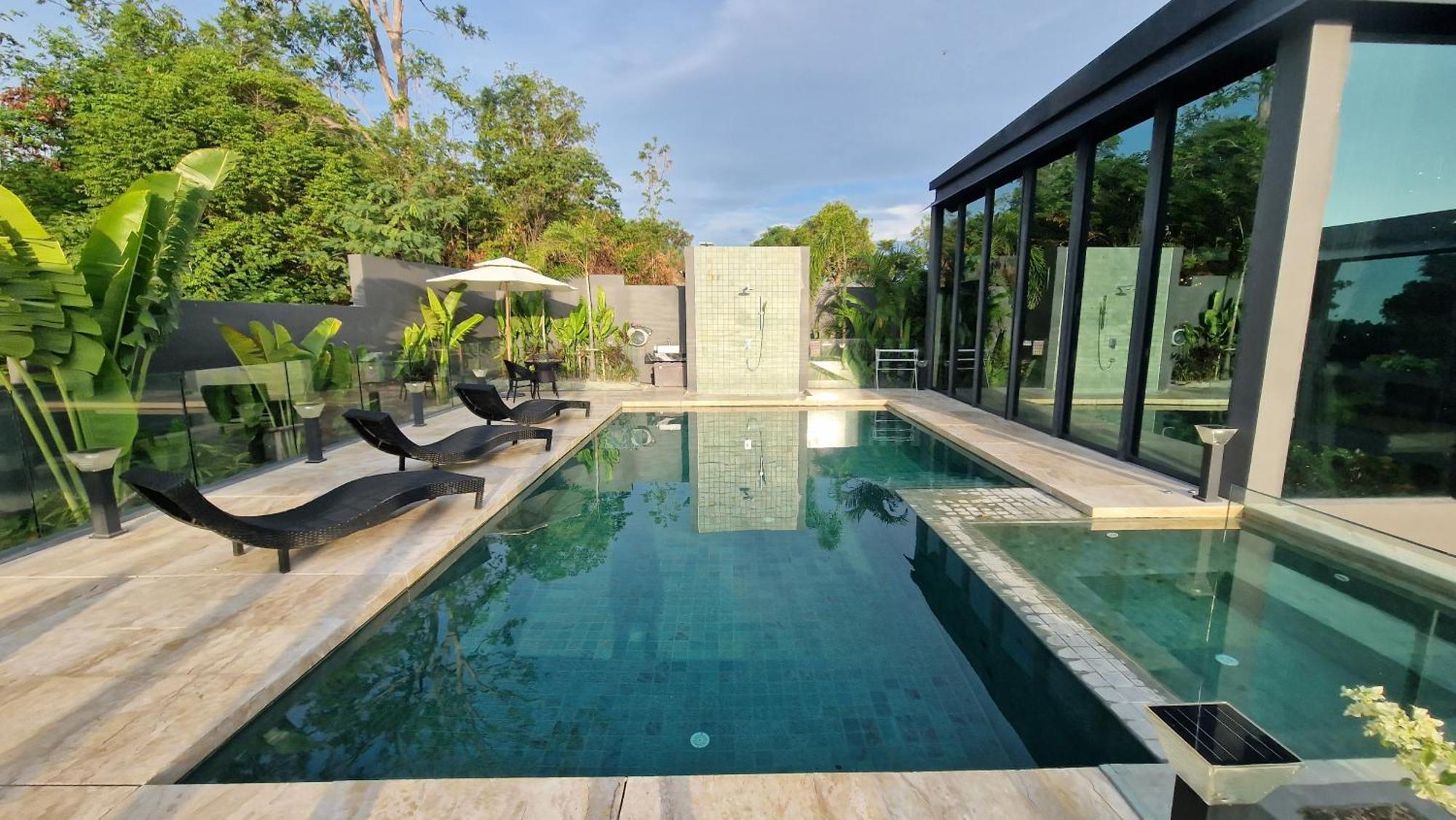 Villa Obsidian, With Staff, Sea View And Walk To Choeng Mon Beach エクステリア 写真