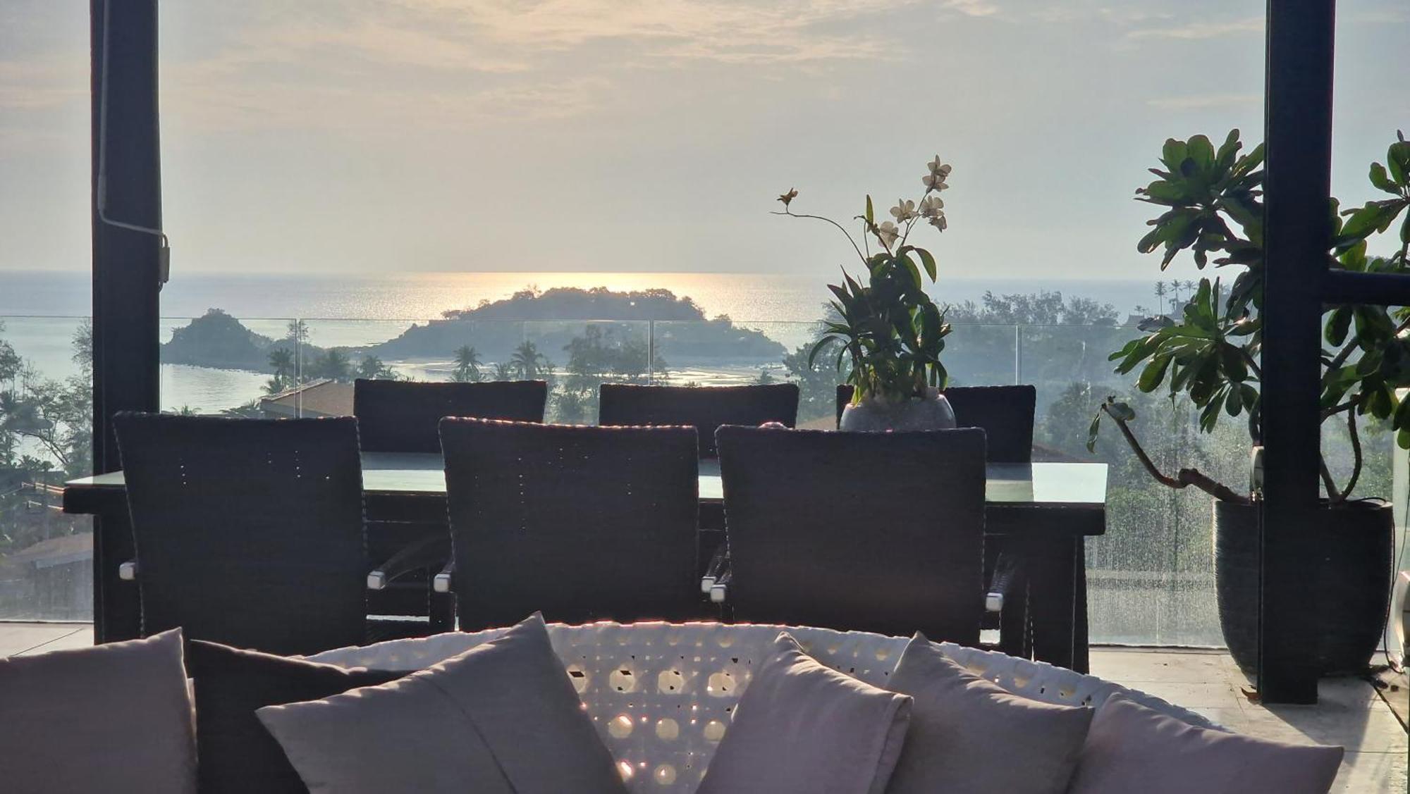 Villa Obsidian, With Staff, Sea View And Walk To Choeng Mon Beach エクステリア 写真