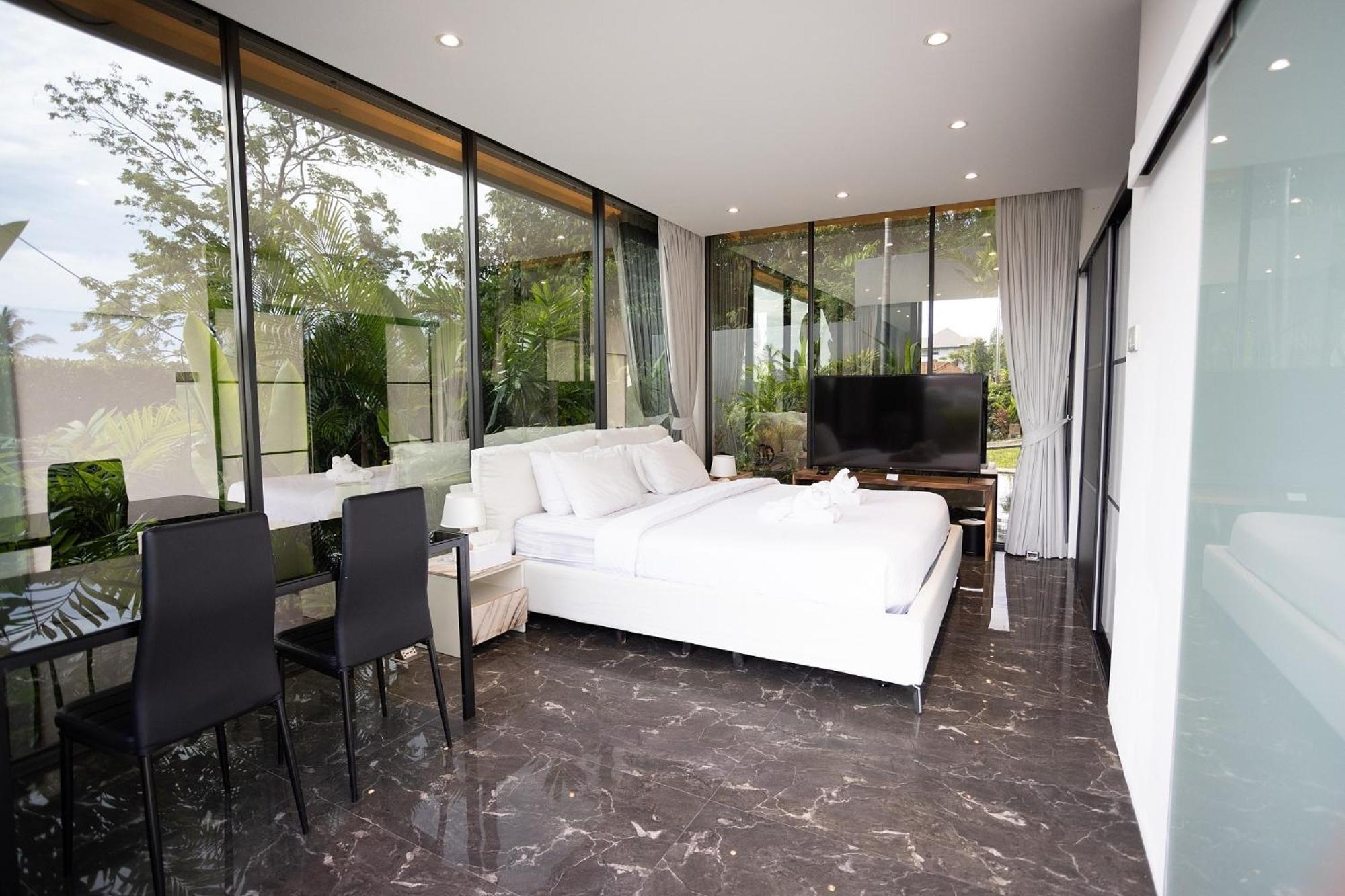 Villa Obsidian, With Staff, Sea View And Walk To Choeng Mon Beach エクステリア 写真
